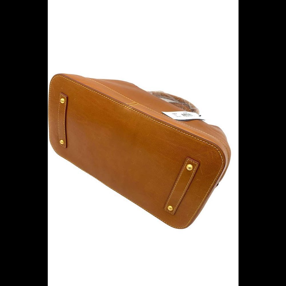 Dooney & Bourke Florentine Leather Perry Satchel Natural - Picture 4 of 4
